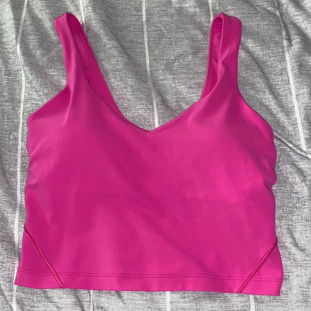 Lululemon Align Tank Top Pink Lychee size 6